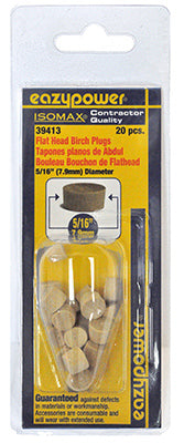 20PK 5/16 FLT Head Plug