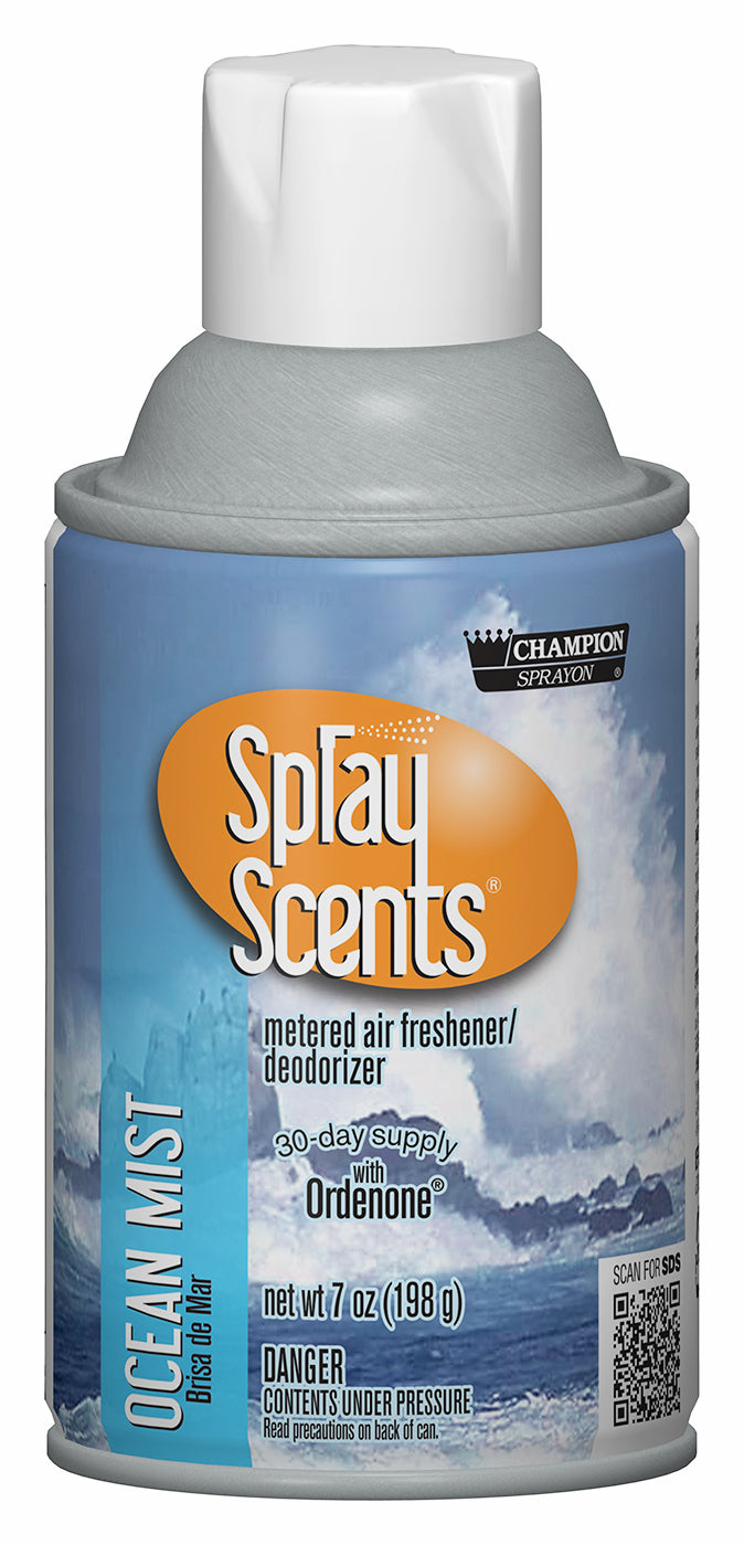 Chase Products 438-5178 Aerosol Metered Air Freshener Ocean Mist 7oz 12/CS