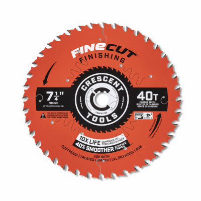 7.25x40T Fine Saw Blade