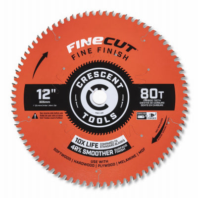 12"x80T Fine Saw Blade