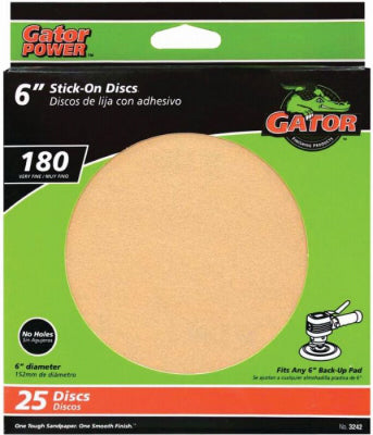 25PK 6" 180G Sand Disc
