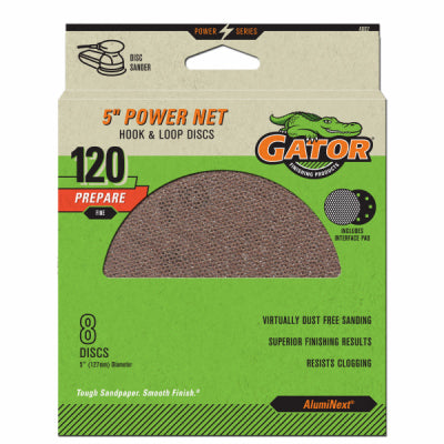 8PK 5" 120G Mesh Disc