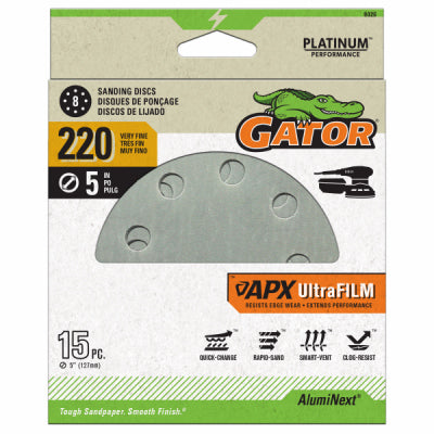 15PK 5" 220G Sand Disc