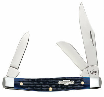 W R Case & Sons Cutlery Co 02806 MED BLU Stockman Knife