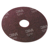 Scotch-Brite SPP13 Surface Preparation Pad, 13" Diameter, Maroon, 10/carton 2