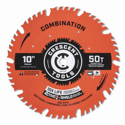 10"x50T Combo Saw Blade