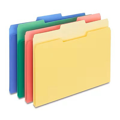 STAPLES INC 285130 24PK Folder ASSTD