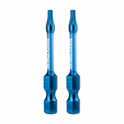 2PC 2" T10 Impact Bit