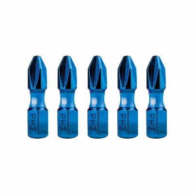 5PC 1" PH2 Impact Bit