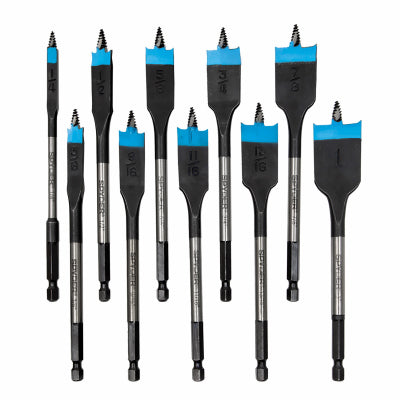 10PC Spade Bit Set