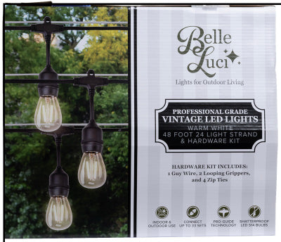 Holiday Bright Lights 17-03000 24L S14 LED Patio Kit