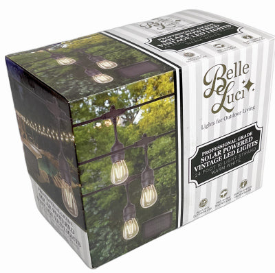 Holiday Bright Lights BLSLRS1410WW 10L Solar Vint LGT Set