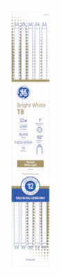 12PK GE 32W 4' T8 Bulb