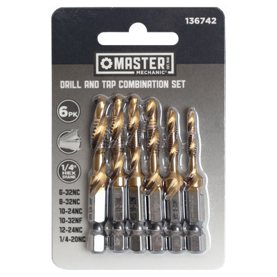 MM 6PC Drill/Tap Set