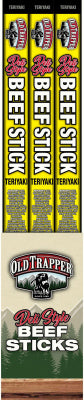 Old Trapper Smoked Products 30340T Teriyaki Deli Stick