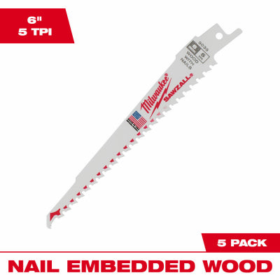 5PK6" 5TPI Sawzal Blade
