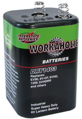 Interstate All Battery Ctr DRY1403 6V HD Lantern Battery