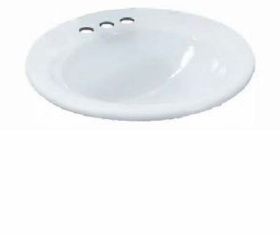 Mansfield Plumbing Products 2239 RND Drop-In Lavatory