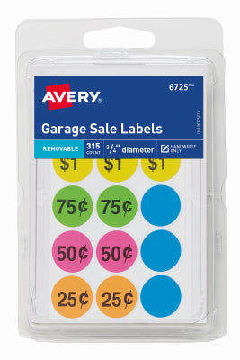 315CT Garage Sale Label
