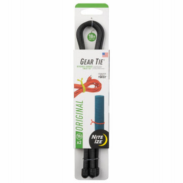 NITE IZE INC GT18-2PK-01 2PK 18" BLK Gear Tie