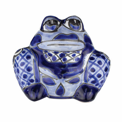 Syndicate Home & Garden APG006070-04-2106 7" BLU/WHT Frog Planter