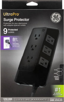 8' BLK Surge Protector