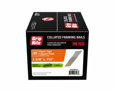 Primesource Building Prod. GRSP8DHG 2.5K 2-3/8" Paper Nails