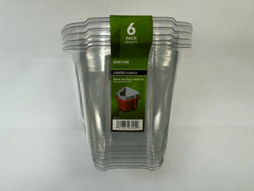 6PK Easy Pail Liners