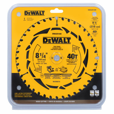 Dewalt Accessories DWA281440 8-1/4" 40T Saw Blade