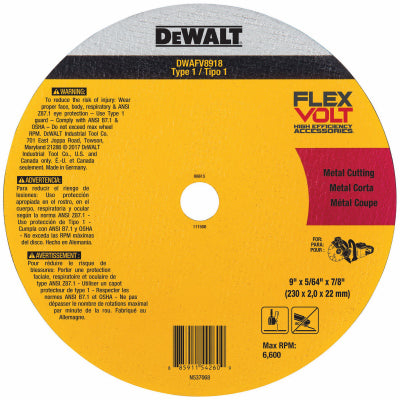 9x5/64x7/8 Cut Wheel