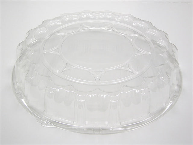 Pactiv P9818 Clear Dome Lid for 18" Plastic Tray 50/CS