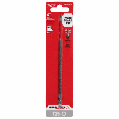 6" T25 PWR Bit