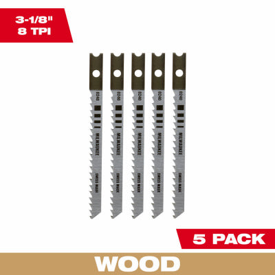 5PK 3-1/8" Jigsaw Blade