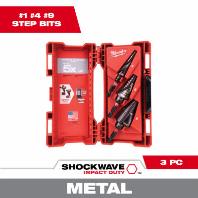 7/8-1-1/8" #9 Step Bit