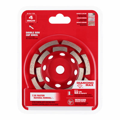 Milwaukee Electric Tool Corp 49-93-7750 4" DIA Cup Wheel