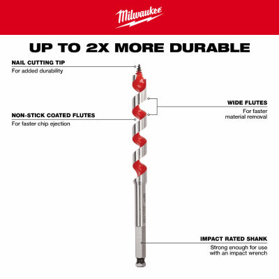 3/4x6-1/2" Auger Bit