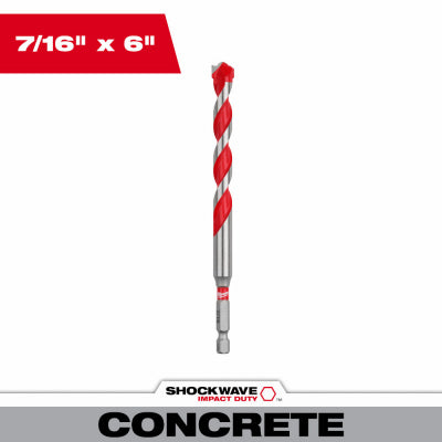 7/16x6" Hamm Drill Bit