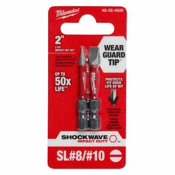 Milwaukee Electric Tool Corp 48-32-4920 2PK #8/#10 PWR Bit