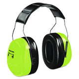 3M 7100008764 Peltor Optime 105 Hi-Viz Earmuffs, 30 Db Nrr, Hi-Viz Green 2