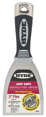 HYDE TOOLS 06358 3" Flex SS Joint Knife