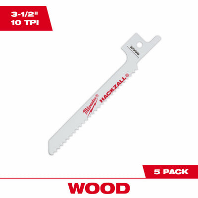 Milwaukee Electric Tool Corp 49-00-5310 5PK M12 Hack Wood Blade