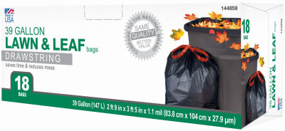 TV 18CT 39GAL Leaf Bag