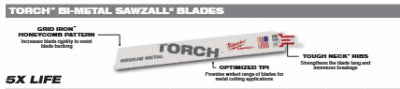 6"x14T Torch Blade
