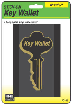 HY-KO PROD CO KC168 BLK Key Wallet