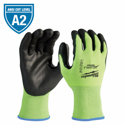 MED A2 HiVis Dip Gloves