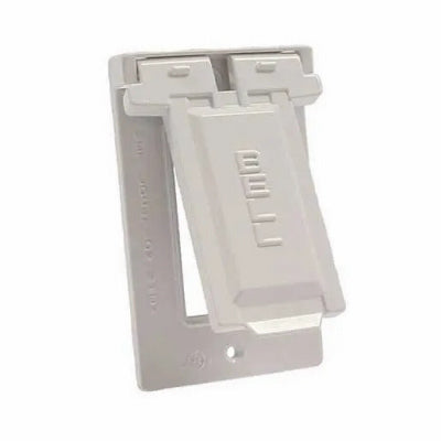 Raco Incorporated 5103-1 1G WHT Vert GFCI Cover