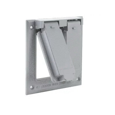 Raco Incorporated 5145-0 2G GRY 2GFCI Box Cover