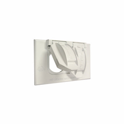 Raco Incorporated 5180-1 1G WHT Dup Horiz Cover