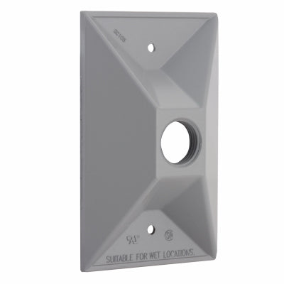 Raco Incorporated 5186-0 1G GRY 1Out Clust Cover