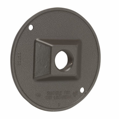 Raco Incorporated 5193-2 BRZ RND 1Out ClustCover